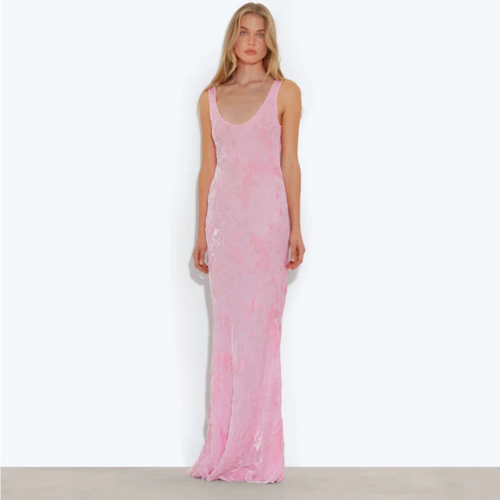 Rat & Boa Pink Sequin Maxi Dress